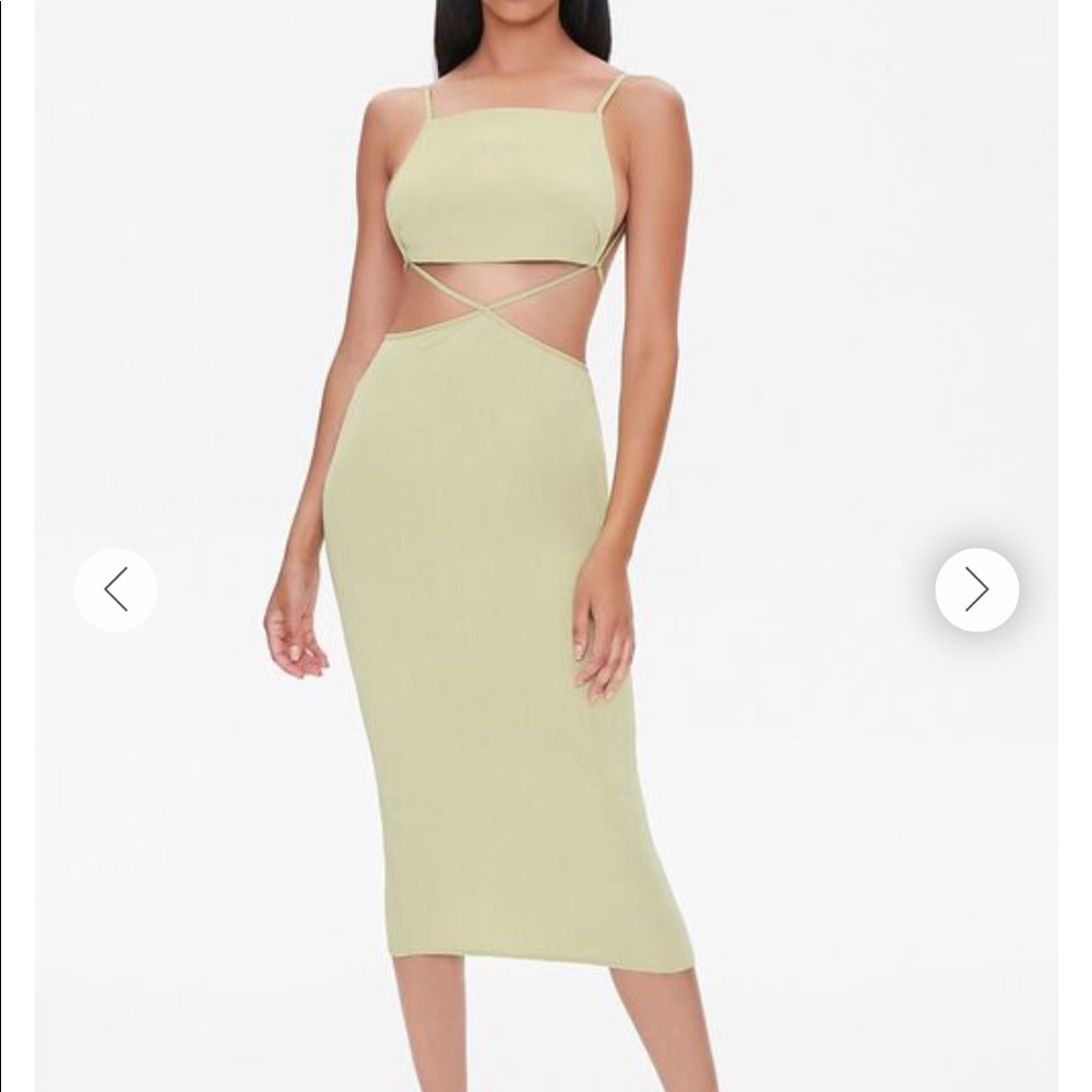 Forever 21 Cutout Cami Midi Dress - Picture 5 of 7